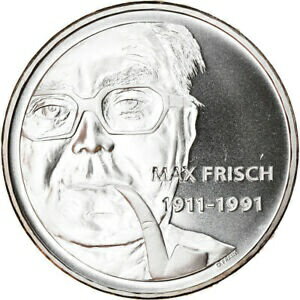 アンティークコイン コイン 金貨 銀貨   Coin, Switzerland, Max Frisch, 20 Francs, 2011, Proof, MS(63), Silver