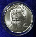 【極美品/品質保証書付】 アンティークコイン コイン 金貨 銀貨 [送料無料] LOT of 10 Donald Trump 1oz Silver Round .999 Fine Bullion Coin USA Mint