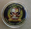 【極美品/品質保証書付】 アンティークコイン 金貨 US Army Military Sniper Core Values Gold Challenge Coi...