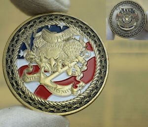 【極美品/品質保証書付】 アンティークコイン 硬貨 U.S. Army NAVY CHIEFS POWER OF POSITIVE LEADERSHIP CHALLENGE COIN Military Medal 送料無料 ocf-wr-3186-264