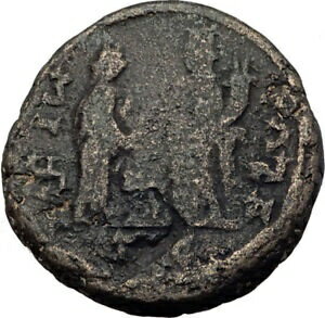 ڶ/ʼݾڽա ƥ    [̵] ELAGABALUS Very Rare Possibly Unpublished GAZA Judaea Ancient Roman Coin i64140