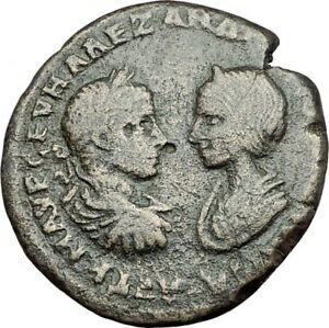 ڶ/ʼݾڽա ƥ Ų SEVERUS ALEXANDER &JULIA MAMAEA 222AD Marcianopolis Ancient Roman Coin i65000 [̵] #ocf-wr-3202-146
