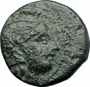 【極美品/品質保証書付】 アンティークコイン コイン 金貨 銀貨 [送料無料] LYSIMACHOS 323BC Genuine Ancient Greek Coin with ALEXANDER the GREAT LION i63234