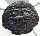 yɔi/iۏ؏tz AeB[NRC RC   [] SELEUKOS II Seleukid RARE R2 Ancient Greek Coin POSEIDON CHARIOT NGC i73090