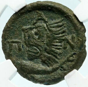 ڶ/ʼݾڽա ƥ    [̵] PANTIKAPAION in Bosporus 310BC Authentic Ancient Greek Coin PAN LION NGC i82964