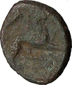 ڶ/ʼݾڽա ƥ    [̵] SYRACUSE Sicily 4th Democracy 289BC Hercules Nemean Leo Lion Greek Coin i45254
