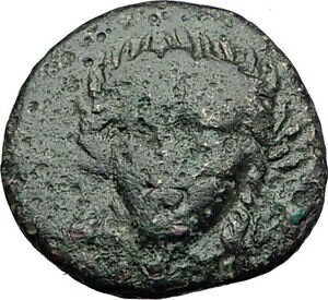 ڶ/ʼݾڽա ƥ    [̵] GRYNION or Gyrneion Aeolis 306BC Apollo Shell RARE Ancient Greek Coin i63099