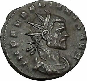 ڶ/ʼݾڽա ƥ    [̵] Aurelian with CLAUDIUS II Portrait 270AD Ancient Roman Coin Fides i45103 RARE