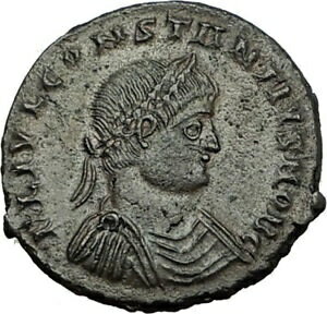 ڶ/ʼݾڽա ƥ Ų CONSTANTIUS II Original 331AD Authentic Ancient Coin w ROMAN SOLDIERS i65541 [̵] #ocf-wr-3204-2494