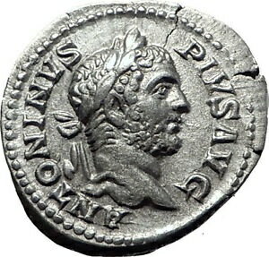 ڶ/ʼݾڽա ƥ    [̵] CARACALLA 209AD Rome Silver Authentic Ancient Roman Coin Concordia i61492
