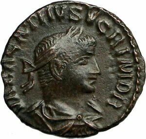 ڶ/ʼݾڽա ƥ    [̵] VABALLATHUS Palmyra King &Aurelian Roman Emperor 271AD Ancient Coin i84744