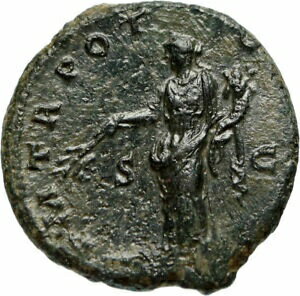 ڶ/ʼݾڽա ƥ    [̵] Antoninus Pius Marcus Aurelius Father Large Ancient Coin Pax Unlisted i46700