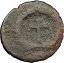 ڶ/ʼݾڽա ƥ    [̵] THEODOSIUS II 425AD Ancient Roman Coin Cross within wreath of success i32887