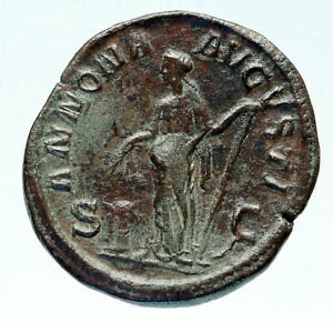 ڶ/ʼݾڽա ƥ    [̵] SEVERUS ALEXANDER Authentic Ancient Rome SESTERTIUS Roman Coin ANNONA i83039