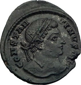 【極美品/品質保証書付】 アンティークコイン コイン 金貨 銀貨 [送料無料] CONSTANTINE I the Great VICTORY over SARMATIA London Ancient Roman Coin i64051