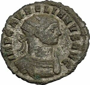 ڶ/ʼݾڽա ƥ Ų Aurelian 274AD Authentic Ancient Roman Coin Sol Sun God Cult Whip i39258 [̵] #ocf-wr-3204-4080