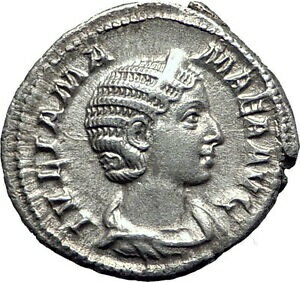 yɔi/iۏ؏tz AeB[NRC RC   [] JULIA MAMAEA Severus Alexander Wife Silver Ancient Roman Coin Felicitas i63411