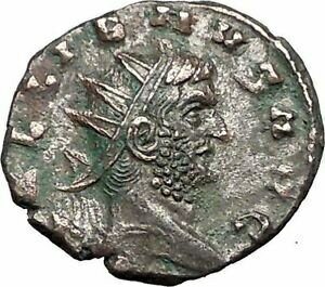 ڶ/ʼݾڽա ƥ Ų GALLIENUS 254AD Authentic Rare Ancient Roman Coin Providentia Magic wand i55885 [̵] #ocf-wr-3204-4151