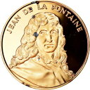 yɔi/iۏ؏tz AeB[NRC RC   [] [#3486] France, Medal, Jean de la Fontaine, La France du Roi Soleil, MS(63)