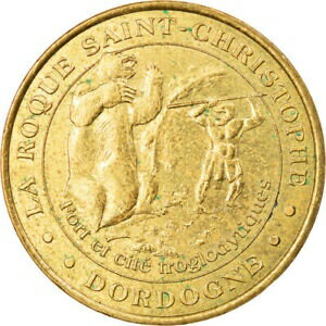  アンティークコイン コイン 金貨 銀貨   France, Token, Peyzac-le- Moustier - La Roque St Christophe, 2005, MDP