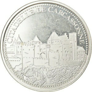  アンティークコイン コイン 金貨 銀貨   France, Medal, La Citadelle de Carcassonne, Geography, MS(64), Silver