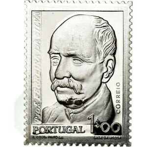 ڶ/ʼݾڽա ƥ    [̵] [#718620] Portugal, Medal, Timbre, Prof. Ferreira da Silva, 1956, MS(64), Silver