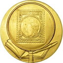 【極美品/品質保証書付】 アンティークコイン コイン 金貨 銀貨 送料無料 556605 France, Medal, Timbre Poste, Gargenville, 1984, AU(55-58), Bronze