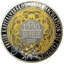  アンティークコイン コイン 金貨 銀貨   France, Medal, Europe, Libre Circulation des Capitaux, 1990, MS(64)
