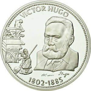 【極美品/品質保証書付】 アンティークコイン コイン 金貨 銀貨 [送料無料] [#712601] France Medal Victor Hugo MS 65-70 Silver