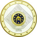  アンティークコイン コイン 金貨 銀貨   France, Medal, 10 ans de l'Euro, 2009, MS(65-70), Copper Gilt