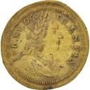  アンティークコイン コイン 金貨 銀貨   France, Royal, Louis XV, France coat of arms, Token, AU(55-58), Brass