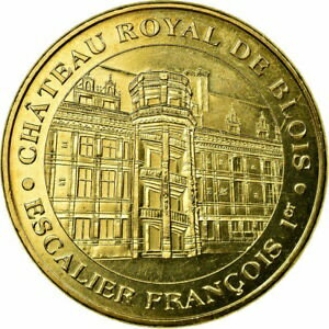  アンティークコイン コイン 金貨 銀貨   France, Token, Touristic token, Blois - Chateau Royal -Escalier, Arts