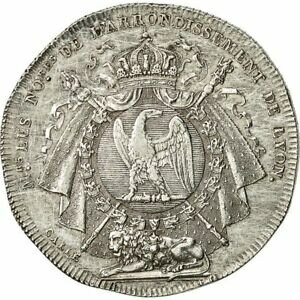  アンティークコイン コイン 金貨 銀貨   France, Medal, Notaires de Lyon, 1805, Galle, AU(55-58), Silver