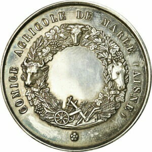  アンティークコイン コイン 金貨 銀貨   France, Medal, Comice Agricole de Marle, Aisne, MS(63), Silver