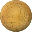  アンティークコイン コイン 金貨 銀貨   France, Medal, P.G de Gennes, Prix Nobel de Physique, 1991, EF(40-45)