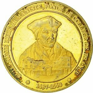  アンティークコイン 硬貨  France, Medal, L'Histoire de France, Guillaume Bude, AU(50-53)  #oof-wr-3210-4176