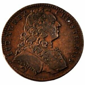 ڶ/ʼݾڽա ƥ [#71571] France, Royal, Token, 1737, AU(50-53), Copper, Feuardent #7338, 9.90 [̵] #cof-wr-3210-5150