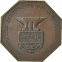 yɔi/iۏ؏tz AeB[NRC RC   [] [#58893] France, Industry, Token, 1830, AU(55-58), Rogat, Copper, 13.98