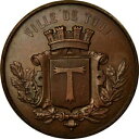  アンティークコイン コイン 金貨 銀貨   France, Medal, Concours de Tir, Ville de Toul, 1880, AU(55-58), Bronze