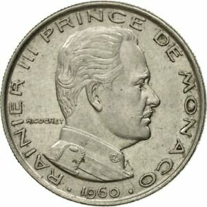 yɔi/iۏ؏tz AeB[NRC RC   [] [#524368] Coin, Monaco, Rainier III, Franc, 1960, VF(30-35), Nickel, KM:140