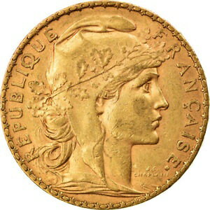  アンティークコイン コイン 金貨 銀貨   Coin, France, Marianne, 20 Francs, 1900, Paris, EF(40-45), Gold