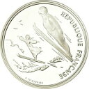 yɔi/iۏ؏tz AeB[NRC RC   [] [#780564] Coin, France, Ski jumpers, 100 Francs, 1991, BE, MS(65-70), Silver