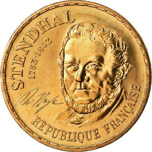  アンティークコイン コイン 金貨 銀貨   Coin, France, Stendhal, 10 Francs, 1983, Paris, MS(65-70)