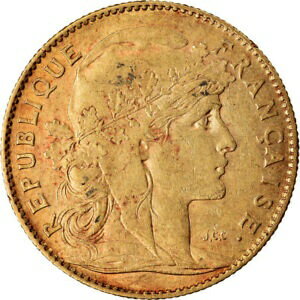 yɔi/iۏ؏tz AeB[NRC RC   [] [#855189] Coin, France, Marianne, 10 Francs, 1901, Paris, EF(40-45), Gold