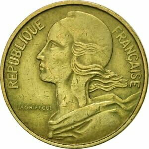【極美品/品質保証書付】 アンティークコイン コイン 金貨 銀貨 [送料無料] [#419725] France, Marianne, 10 Centimes, 1969, Paris, AU(55-58)