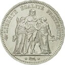  アンティークコイン コイン 金貨 銀貨   France, Hercule, 5 Francs, 1877, Paris, MS(64), Silver, KM:820.1