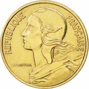  アンティークコイン コイン 金貨 銀貨   France, Marianne, 5 Centimes, 1981, Paris, AU(55-58), Aluminum-Bronze