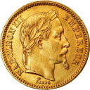 yɔi/iۏ؏tz AeB[NRC RC   [] [#854302] Coin, France, Napoleon III, 20 Francs, 1865, Strasbourg, AU(50-53)