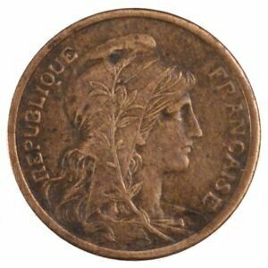 ڶ/ʼݾڽա ƥ    [̵] [#24029] FRANCE, Dupuis, 2 Centimes, 1904, Paris, KM #841, AU(50-53), Bronze