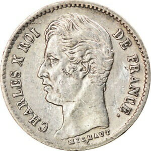 ڶ/ʼݾڽա ƥ  [#875708] Coin, France, Charles X, 1/4 Franc, 1830, Paris, AU(50-53), Silver [̵] #scf-wr-3250-637